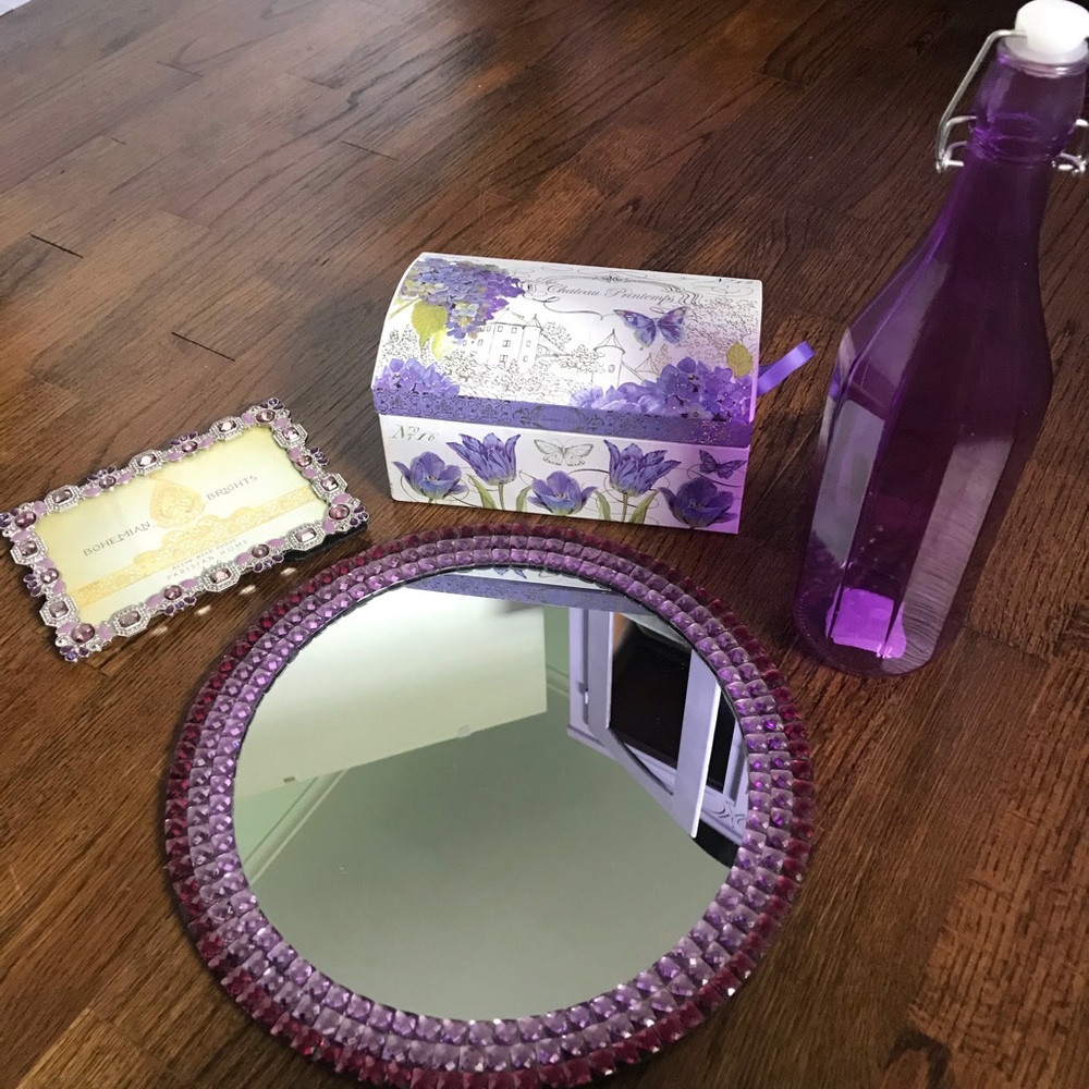 Matching Purple Decor